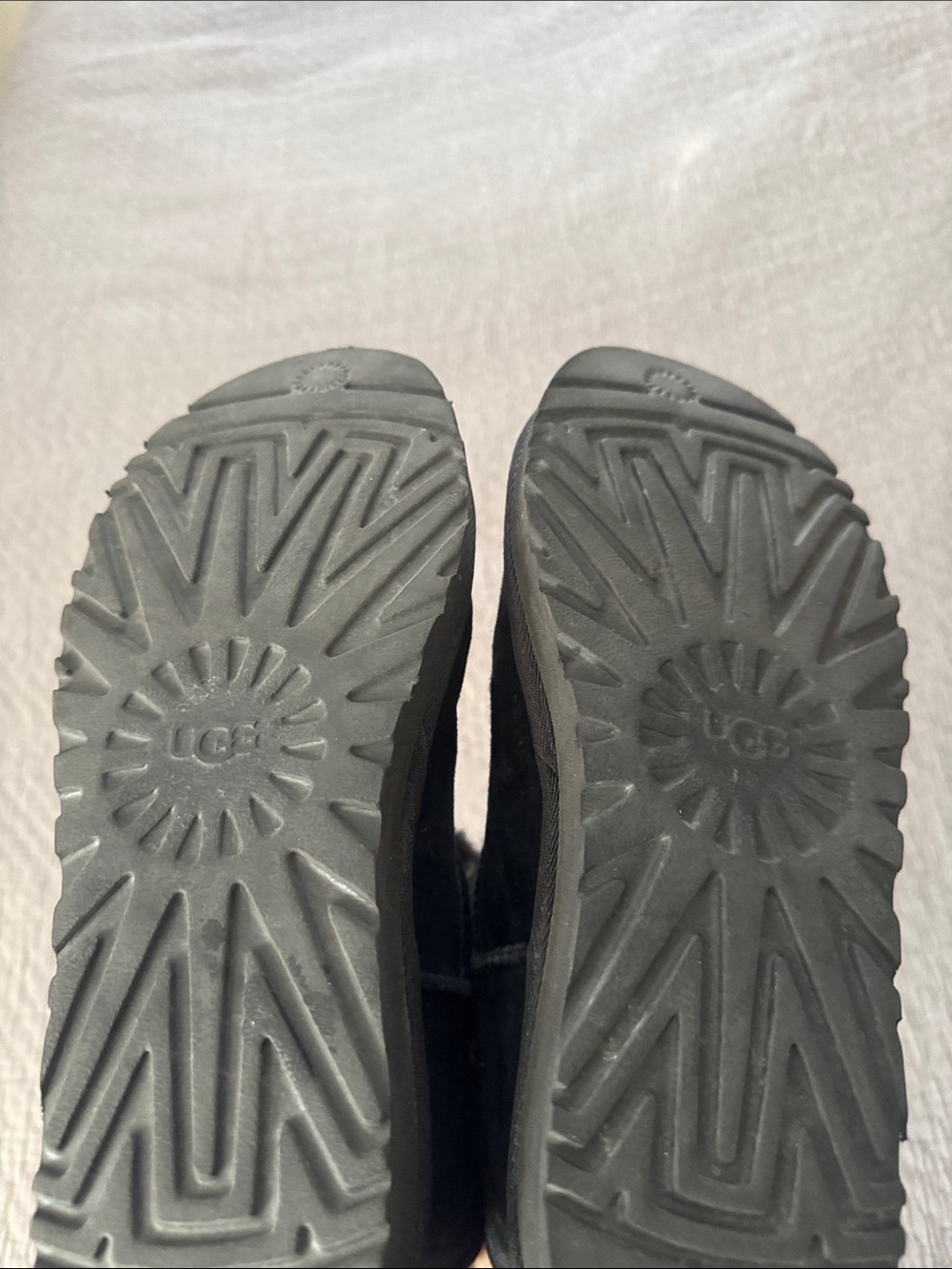 Ugg Side Zip Fluffy Inside Shoes Boots - Picture 4 of 4